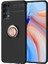 Oppo Reno 4 Kılıf Znth Ravel Silikon Kapak-Siyah-Rose Gold 1