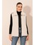 6793 Peluş Yelek - Beyaz 5