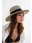 Kadın Doğal Yosun Hasır Panama Şapka 1