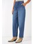 6688 Yüksek Bel Baggy Kot Pantolon - Lacivert 6