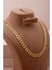 Damla Pullu Altın Kaplama Choker Gümüş Kolye 7976 5
