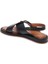 Siyah Hakiki Deri Kadın Sandalet - K24Y1SN67108-A23 1
