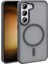 Galaxy S23 Kılıf Magsafe Şarj Özellikli Mat Arka Yüzey Znth Sio Kapak-Gri 1