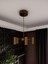 Luxera 5 Kollu Spot Avize – GU10 Duylu Gold Modern Silindirik Tasarım 1