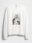 Erkek Beyaz Gap × Disney Grafikli Oversized Sweatshirt 3