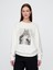 Erkek Beyaz Gap × Disney Grafikli Oversized Sweatshirt 5