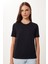 Basic Pamuklu Örme T-Shirt 1
