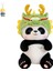 Panda Ejderha Ejderha Peluş Oyuncak Bebek Sevimli Dev Panda Bebek Ejderha Yastığı Şapka Çıkarılabilir Dönüştürüldü (Yurt Dışından) 1