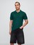 Erkek Yeşil Dokulu Kroşe Polo T-Shirt 1