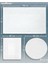 Pamuklu Dokuma Su Emici Banyo Paspas Seti, Banyo Halısı, Vera, 3 Lü Set, Klozet Takım 60X100 - 60X50 - 60X60 2