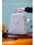 Unisex Suya Dayanıklı Krinkıl Kumaş Çok Gözlü Vizon Laptop Okul ve Sırt Çantası 3