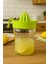 Yeşil Cam Hazneli Yeşil Renk Pratik Limon Narenciye Sıkacağı 400ML 1