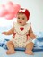 Luvvera Baby Kalpli Kız Bebek Tulum Takımı- 2 Parça (Tulum + Saç Bandı) 1