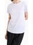 Kadın Detay Logolu T-Shirt - Beyaz 2