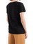 Kadın Detay Logolu T-Shirt - Siyah 3