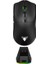 WD139 Şarjlı Standlı Bluetooth + 2.4ghz Dongle 1600DPI Ultra Hafif Şarjlı Oyuncu Mouse Kablosuz Oyuncu Faresi Siyah 3