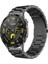 Huawei Watch Gt4 46MM Uyumlu Kordon Klasik Baklava Model Paslanmaz Çelik Metal Kayış 1