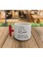 Latte & Espresso El Yapımı Yıkılmadım Ama Ayakta Da Değilim Kırmızı T Kulp Kupa 200 ml 1