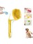 Pet Banyo Fırçası 2 Arada 1 Köpek Banyosu Fırçası Dahili Şampuan Dağıtıcı Banyo Için Pet Yı Fırçası Köpek Tımarlama Masaj Fırçası Renk: Sarı Kaba Dişler (Yurt Dışından) 1