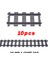 Moc Şehir Tuğla Tren Esnek Inşaat Parçaları Demiryolu Eğrisi Parça R104 Yapı Taşları Model Aksesuarları Uyumlu 53401 (Yurt Dışından) 1