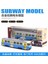 1:90 Alaşım Tramvay Modeli Aydınlatma Müzik Kapı Açma Metro Oyuncağı Otobüs Araba Modeli Çocuk Oyuncağı (Yurt Dışından) 1
