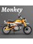1:12 Honda Maymun 125 Alaşım Spor Motosiklet Modeli Döküm Sokak Yarışı Motosiklet Modeli Simülasyon Ses Işığı Çocuk Oyuncakları Hediye (Yurt Dışından) 2
