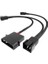- 4 Pin Molex Fan Dağıtım Kablosu ((5,25 Inç) 5 V - 3x 3 Pin Fiş 2 Kutuplu, 20-20-20CM) 2
