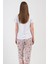 Kadın Kısa Kol Kaprili Pijama Takım , 409022 4