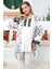 Mommysh 55711 Kadın Lohusa Saten Sabahlıklı Pijama Takımı 2