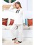 Mommysh 55711 Kadın Lohusa Saten Sabahlıklı Pijama Takımı 3