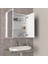 Banyo Dolabı Lavabo Üstü 3 Raflı Kurulumu Yapılmış Kullanıma Hazır Gönderim 70CM x 70CM Aynalı/aynasız Seçenekli 5
