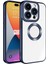 Apple iPhone 15 Pro Kılıf Kamera Korumalı Logo Gösteren Znth Omega Kapak-Lacivert 1