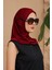 Eşarp Bone Bordo Mayo Kumaşından 5