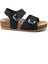 Polaris 166934.Z5FX Cırtlı Rahat Günlük Kadın Sandalet Siyah 5
