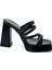 Daily Kalın Topuklu Platform Kadın Terlik Siyah 3