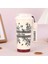 Yeni Su Şişesi Van Go-Gh Thermos Kahve Kupası 2025 Yeni Yüksek Görünümlü Çift Içme Kupası Vadisi Çiçek Hediyesi Su Cupcapacity: 500ML/RENK: Koyu Gri (Yurt Dışından) 1