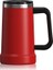 700ML Paslanmaz Çelik Termal Kupa Çift 304 Yalıtımlı Tumbler Ofis Ev Bira Kupa Sıcak Kahve Kupası Kapasite: 701-800ML/RENK: Kırmızı (Yurt Dışından) 1