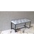 Siyah Metal Puf Bench Antre Önü Ayak Ucu Bench Puf 1