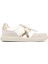 Kadın Sneaker ( Günlük) RC-25Y-006-M44 John May Beyaz Cilt-Altın 1