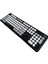 WKB104 Daktilo Tasarımlı Wireless Combo Sessiz 2.4ghz Kablosuz Türkçe Q Klavye Ev / Ofis Klavye ( Siyah ) 2