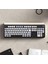 WKB104 Daktilo Tasarımlı Wireless Combo Sessiz 2.4ghz Kablosuz Türkçe Q Klavye Ev / Ofis Klavye ( Siyah ) 4