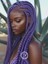Afrika Zenci Örgüsü ve Rasta İçin Sentetik Saç ORTA MOR #PURPLE2 1