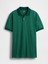 Erkek Koyu Yeşil Gap Logo Piqué Polo Yaka T-Shirt 2