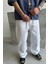 Beyaz Relax Baggy Jean 1
