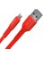 C40 Lightning To Usb-A 12W Hızlı Şarj ve Data Kablosu 2.1m Kırmızı 3