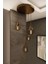 Liora Modern Metal Avize - Beyaz Cam, 4'lü Sarkıt, E27 Duy, Dekoratif Aydınlatma 1