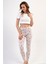 Pamuklu Kadın Tek Alt Tayt Pijama , 411005 2