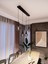 Opya 4’lü Camlı Metal Sıralı Sarkıt Avize – Modern Stil, E27 Duy ile Uyumlu 2