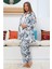 Mommysh 55715 Kadın Sabahlıklı Lohusa Pijamatakımı 1