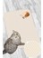 Su Geçirmez Kedi ve Köpek Mama ve Tuvalet Paspası 50X80 Cm, Krem 2